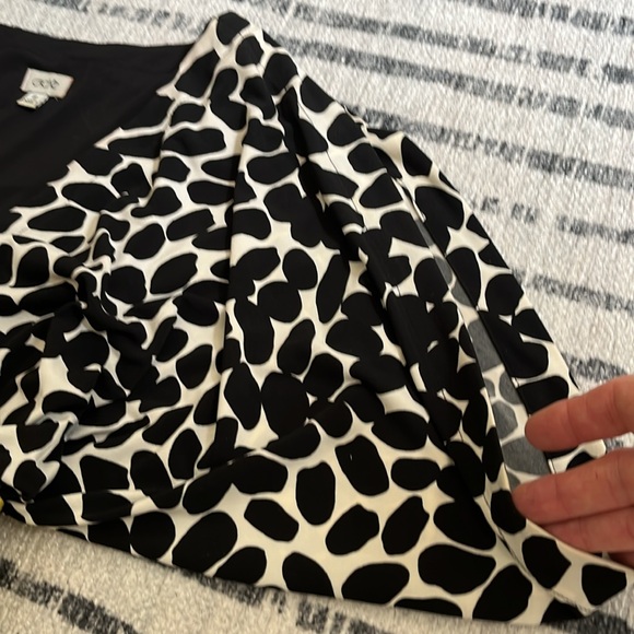 Cache stretch rouched midi dress with belt sz 6 - Picture 3 of 7